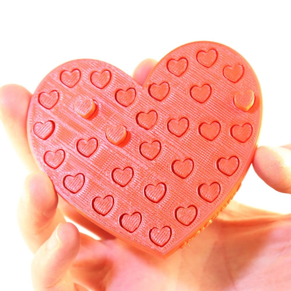 Valentine Button Heart